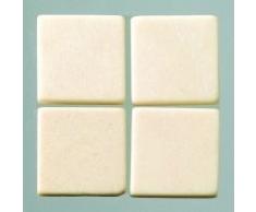 MosaixPur 10 x 10 x 4 mm, 200 g, 205 pezzi piastrelle a mosaico, in pietra naturale, colore: panna