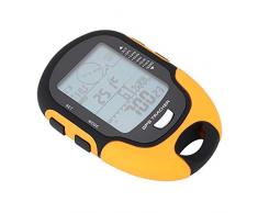 Keenso SUNROAD Barometro Multifunzione, Ricevitore di Navigazione GPS Barometro Digitale Ricaricabile con altimetro USB Portatile