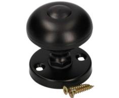 KOTARBAU® Pomello per porta Ø 55 mm nero verniciato a polvere maniglia porta impugnatura cancello