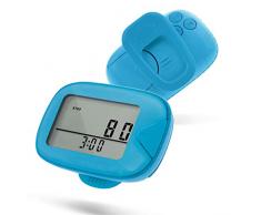 liuchenmaoyi Pedometro Multifunzionale Passo Circuito Calcolo Distanza Misura Indietro Clipper Podometri per passi e miglia