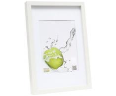 Deknudt Frames S40AK1-P1 - Portafoto Basic senza profilo MDF 15 x 20, con modanatura in legno/MDF, 22,2 x 17,2 x 2,96 cm, colore: bianco