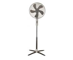 Bimar VP433 Ventilatore a Piantana con Altezza Regolabile (max 138cm), Ventilatore Piantana con Selettori Velocità, Elica Ø 39 cm con 5 Pale, Motore a Induzione da 55W, Oscillazione Dx-Sx 90°