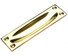 Bulk Hardware, BH02594, Maniglia incassata, ottone, 1 pezzo