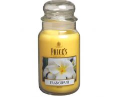 Prices Candles - Candela profumata in Vaso Vetro Grande con Coperchio in Vetro, Franghipani