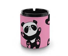 Portacenere Panda Cartone Animato (2) Posacenere, Posacenere Per Sigari Posacenere Per Ufficio Bar Balcone Giardino Interno Esterno 7.9*10cm