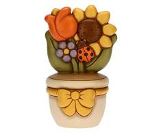 THUN - Vasetto soprammobile con Coccinella e Fiori