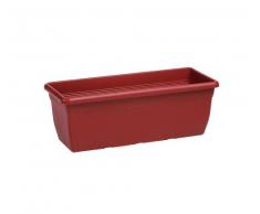 Stefanplast Vaso Plastica Rettangolare Colore Coccio, 40 cm