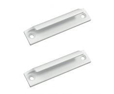 CUHZA Maniglia in lega di alluminio, 2 Pezzi Maniglia per Porta Scorrevole, Maniglia Porta Interna, Maniglie per Mobili da Cucina, Adatto per porte scorrevoli, porte in legno