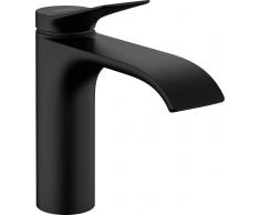 hansgrohe Vivenis Miscelatore monocomando lavabo 110 con saltarello, nero opaco, 75020670