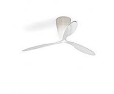 Blow, ventilatore da soffitto e lampada da soffitto, Transparent/Kunststoff/mit Fernbedienung, Standard, E27 150.00watts 220.00volts
