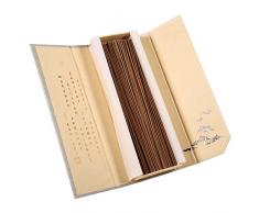 180pcs/Pack Orientale Buddha Buddista Aroma Naturale di Incenso di Sandalo con Custodia per Uso Multifunzione #2 (wormwood Incense)