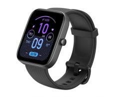 Amazfit Bip 3 Pro Smartwatch Orologio Intelligente Fitness Tracker, 1,69 Full Touch, 60 Modalità Sport, Cardiofrequenzimetro, Impermeabile 5 ATM, GPS, SpO2, Monitor del Sonno, Uomo, Donna