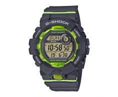 Casio G-SHOCK Orologio, Steptracker/Pedometro, Sensore di movimento, 20 BAR, Bianco, Digitale, Uomo, GBD-800-4ER