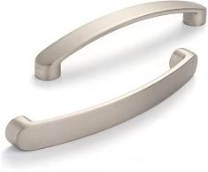 SYZOW 6 Pezzi Maniglie per Mobili da Cucina 128mm Maniglie Armadio Maniglie Acciaio Inox- Maniglie Cassetti Argento maniglia cucina nichel satinato