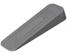 Bulk Hardware BH02509 Cuneo Ferma-Porta Deluxe in Gomma Antiscivolo, Grigio