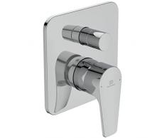 Ideal Standard - Cerafine D, Miscelatore monocomando per vasca o doccia ad incasso, Due vie, Parti esterne, Cromato