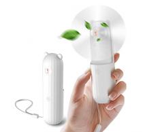 Lahuko Mini Ventilatore USB Portatile Ventilatore Personale Palmare Ventola Piccolo Silenzioso Ventilatore Tascabile Ideale per Ufficio a Casa Viaggiare o Hiking, Design a Batteria Litio Ricaricabile