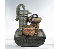 GL-Indoor fountain Acqua Fontana Interna dispone di Accessori per la casa Decorazione Feng Shui Palla Acqua Desktop