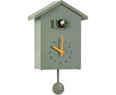 Orologio a cucù moderno, orologio da appendere con uccelli, decorazione sveglia, orologio da parete per soggiorno, camera da letto per bambini, cucina, ufficio, decorazione di moda (Type B)