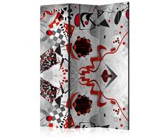 murando Paravento Calcestruzzo Astratto 135x172 cm Stampa bilaterale su Tela in TNT 100% Non Trasparente Parete Divisoria Interno Separatore Stanza Pieghevole Decorazioni l-A-0030-z-b