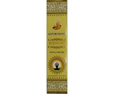 Incenso Ayurvedic Masala Meditazione 12x12 = 144 Bastoncini di incenso fatto a mano in India