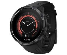SUUNTO 9 Baro, Orologio GPS Multisport con Batteria di Lunga Durata e misurazione della frequenza cardiaca al Polso Unisex Adulto, Black, Taglia Unica