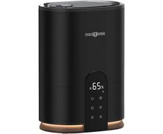 Top-Fill Umidificatore Ambiente oli essenziali 4L, Umidificatore Ultrasuoni a Nebbia Fredda per Bambini/Piante, ≤28dB Silenzioso con igrostato, 30 ore, Timer 12 ore, luce notturna regali per la mamma