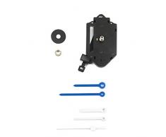 Movimento Orologio Pendolo con gancio in plastica,Canotto Lungo 16mm,2 set Lancette plastica. Kit per riparazione, sostituzione o realizzazione orologi pendolo da parete.Azienda Specializzata