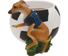 Portavaso Levriero Cursore Nerazzurri Cm.14,8 h.