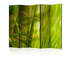 murando Paravento Zen 225x172 cm Stampa unilaterale su tela in TNT Parete Divisoria Interno Separatore Pieghevole Decorazioni Spa Bambù Natura Terra p-C-0023-z-c