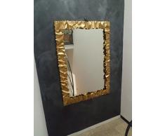 CORNICE DESIGN Specchio Foto FERRO BATTUTO con o senza LED Personalizzata 850