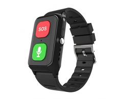 Liummrcy Bracciale SOS Posizione GPS Bracciale di emergenza Chiamata di emergenza orologio GPS per anziani Bracciale SOS SOS, Bracciale di emergenza, braccialetto di emergenza, bracciale SOS Seniors,