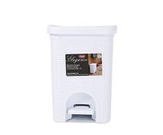 Elegance Pattumiera Bianca Cm.20X20X28 30100
