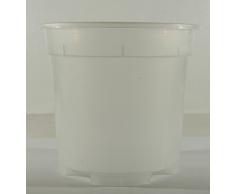 VASO TRASPARENTE IN PLASTICA IDEALE PER LE ORCHIDEE DIAMETRO CM 17