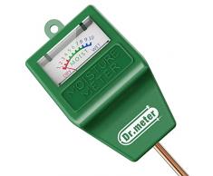 Dr.meter Misuratore umidità Terreno, Misuratore di umidità del Suolo Tester del Suolo Acqua Monitor Misuratore di Terreno Giardino Adatto Orti Lardino, Fattoria, Prato (Nessuna Batteria Necessaria)