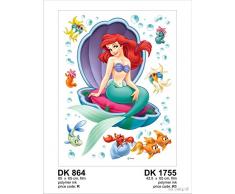 AG Design Dk 864 Wall Sticker Disney-Autoadesivo, Multicolor, 65 x 85 cm
