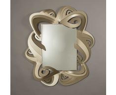 Arti & Mestieri Penelope - Specchio di Design 100% Made in Italy - in Ferro, 87 x 100 - Bronzo