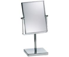 kela 21497 - Specchio ingranditore da Tavolo Felisa, 1x e 3X, Forma Rettangolare