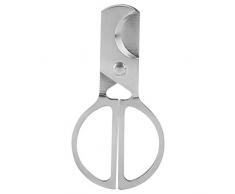 Forbici per sigari, tasca in acciaio inossidabile portatile a doppia lama Tagliasigari Forbici per sigari Super Sharp Tagliasigari Regalo di compleanno