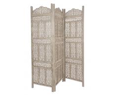 Bizzotto PARAVENTO 3A KARTIK GRIGIO ANTICATO