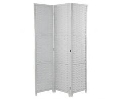 DESIGN DELIGHTS PARAVENT Bambu | 3 Pezzi, 170x120 cm, paravento in bambù, divisorio Pieghevole, Parete divisoria Indipendente | Colore: Grigio