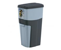 BAMA PATTUMIERA DIFFERENZIATA TRYPLA GRIGIA lt.38 BAMA