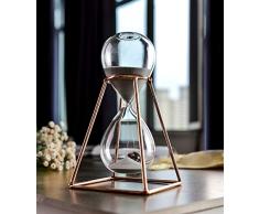 ZXZH Clessidra Clessidra Clessidra Timer Clessidra in Ottone Clessidra in Metallo Timer casa, scrivania, Souvenir Decorazione dellufficio Regalo Creativo Unico Clessidra 30 Minuti