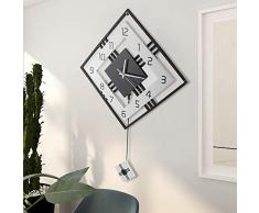 NITRIP Orologio da Parete Moderno a Parete con Pendolo sospeso Cloc, Orologio a Sospensione, Orologio Moderno per Ufficio Decor Home Hotel