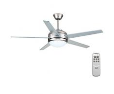 DCG Eltronic VECRD70TL Ventilatore SOFFITTO, 60 W, Bianco e Nero