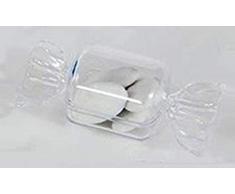 Subito disponibile Stock 100 Pezzi Scatola in plexiglass per bomboniera Confetti a Forma di