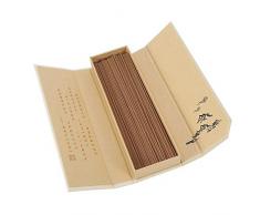 180pcs bastoncini di incenso di legno di sandalo non tossico polvere di legno di sandalo naturale sapore rimuove lodore con custodia per ufficio bagno multifunzione (legno di sandalo australiano)