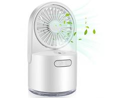 Ventilatore da tavolo, ultra silenzioso, climatizzatore mobile, Air Cooler Mini,mini climatizzatore daria, regolabile in 3 posizioni, adatto per camera da letto, soggiorno, cameretta dei bambini