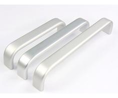 GedoTec Maniglie per mobili Maniglia porta Maniglie di prua Manico a stanga Manigla VINO Alluminio natura anodizzato BA 128 - 320 mm provato Qualità di marca - 200 x 20 x 192 mm