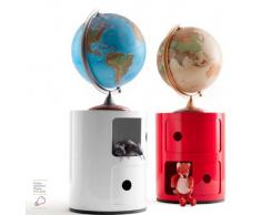 Nova Rico 0340CLANITKLSLR0 - Mappamondo, 40 cm, Luminoso Stile Antico Colombo